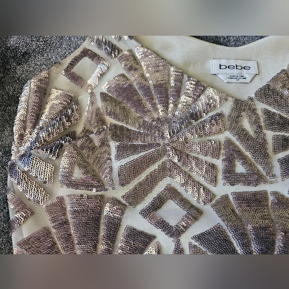 Bebe sequin Top Small - Picture 2 of 5